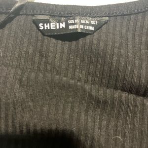 black shein xs tank top